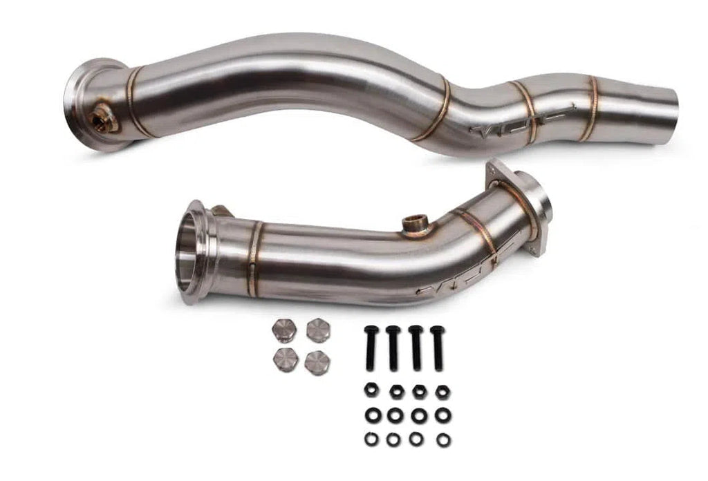 VRSF 3" Cast Race Downpipes 15-19 BMW M3, M4 & M2 Competition S55 F80 F82 F87-DSG Performance-USA