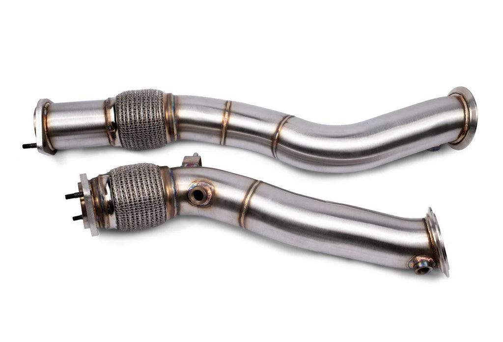 VRSF Stainless Steel Race Downpipes for 2019 - 2022 BMW X3M & X4M S58 F97 F98-DSG Performance-USA
