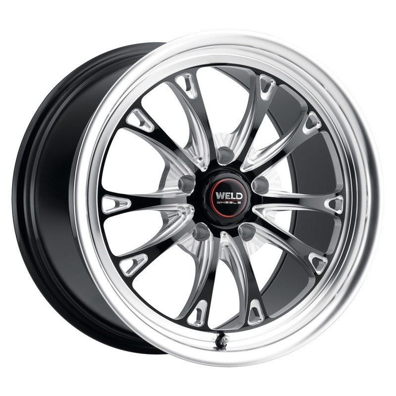 Weld Belmont Drag Street Performance Wheel - 17x10 / 5x115 / +30mm Offset - Gloss Black Milled DIA-DSG Performance-USA