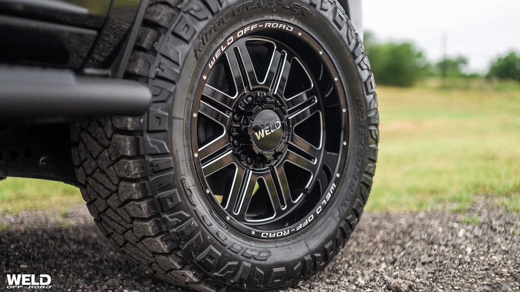 Weld Chasm Off-Road Wheel - 20x12 / 8x165.1 / -44mm Offset - Gloss Black Milled-DSG Performance-USA