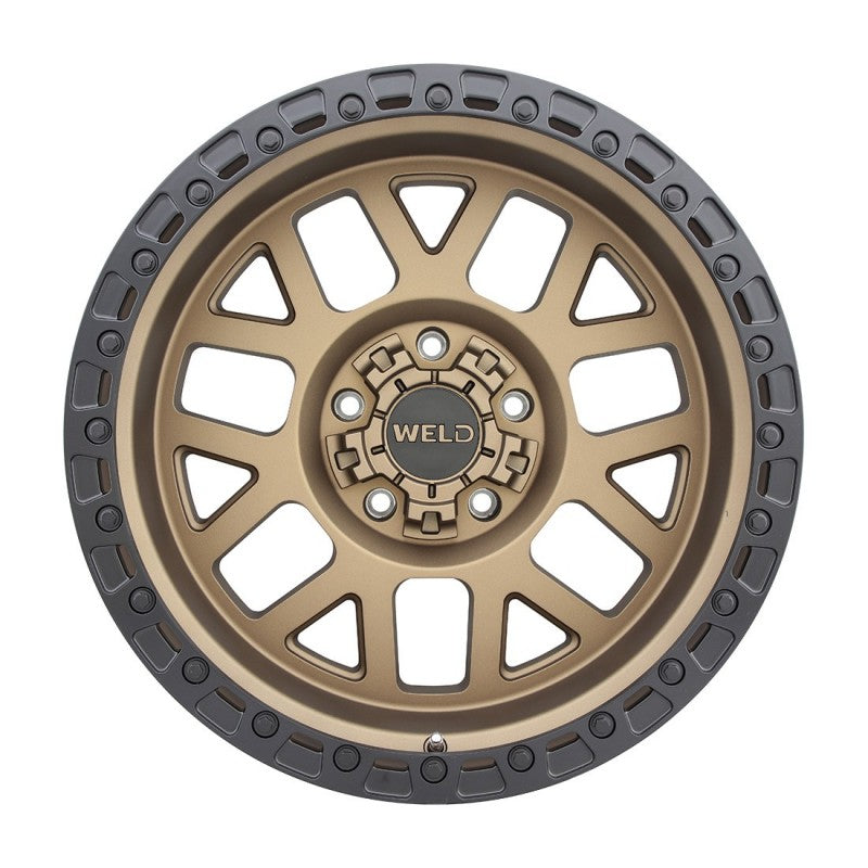 Weld Cinch Off-Road Wheel - 22x12 / 5x127 / 5x139.7 / -44mm Offset - Satin Bronze / Satin Black-DSG Performance-USA
