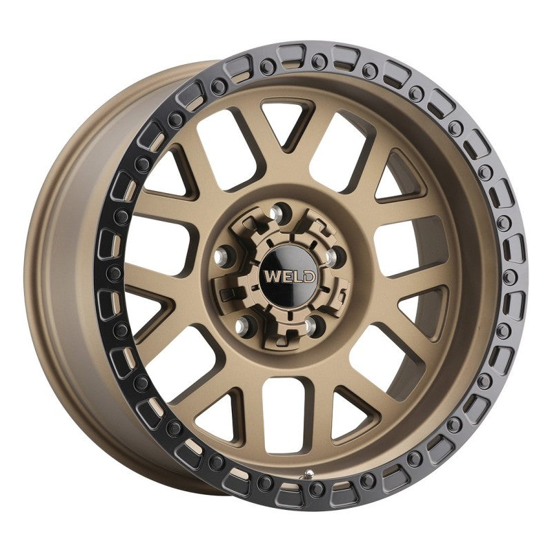Weld Cinch Off-Road Wheel - 22x12 / 8x165.1 / -44mm Offset - Satin Bronze / Satin Black-DSG Performance-USA