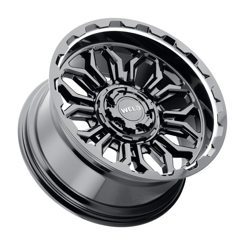 Weld Flare Off-Road Wheel - 20x9 / 8x180 / 0mm Offset - Gloss Black Milled-DSG Performance-USA