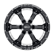 Load image into Gallery viewer, Weld Granada Eight Off-Road Wheel - 20x10 / 8x170 / -18mm Offset - Gloss Black Milled-DSG Performance-USA