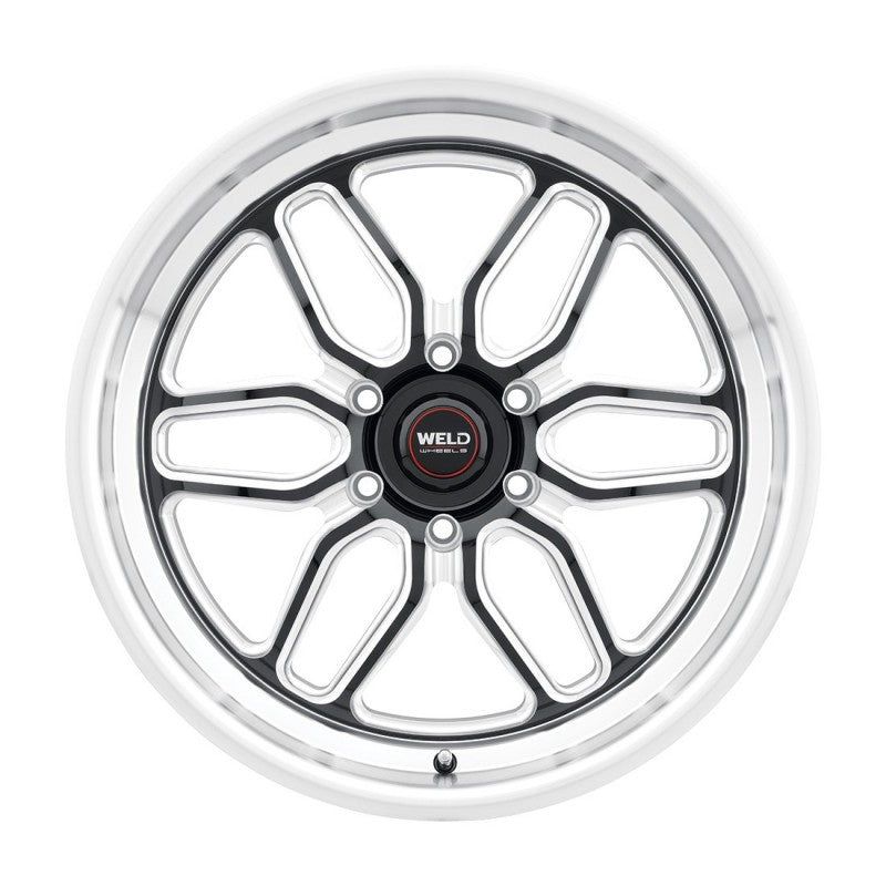 Weld Laguna 6 Drag Street Performance Wheel - 17x7 / 6x139.7 / 0mm Offset - Gloss Black Milled DIA-DSG Performance-USA