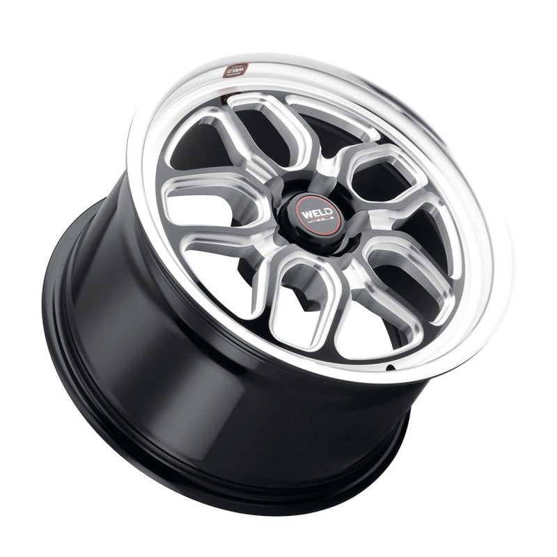 Weld Laguna Drag Street Performance Wheel - 18x10 / 5x120.65 / +30mm Offset - Gloss Black Milled DIA-DSG Performance-USA