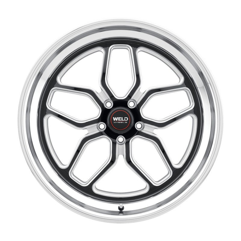 Weld Laguna Street Performance Wheel - 15x5 / 5x114.3 / +19mm Offset - Gloss Black Milled DIA-DSG Performance-USA