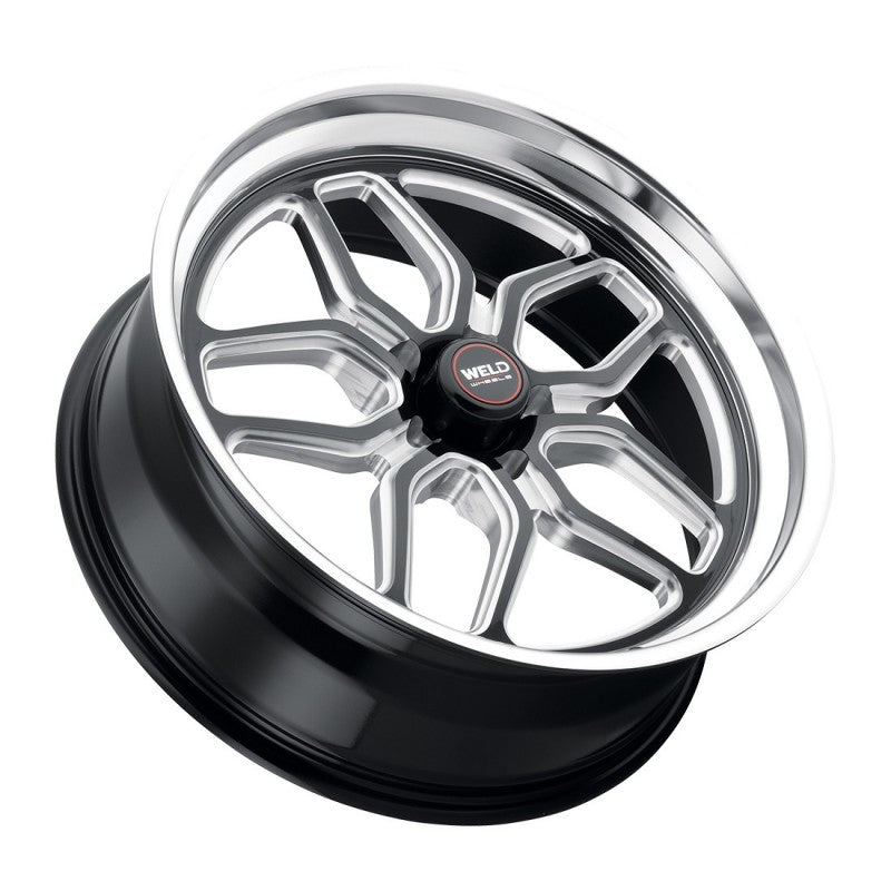 Weld Laguna Street Performance Wheel - 15x8 / 5x114.3 / 0mm Offset - Gloss Black Milled DIA-DSG Performance-USA