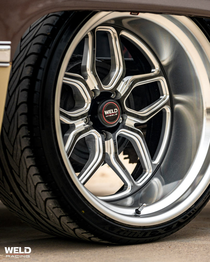 Weld Laguna Street Performance Wheel - 18x10.5 / 5x120.65 / +64mm Offset - Gloss Black Milled DIA-DSG Performance-USA