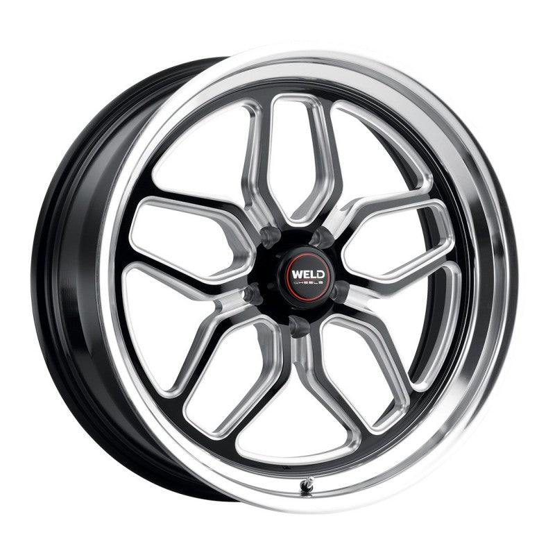 Weld Laguna Street Performance Wheel - 18x10.5 / 5x120.65 / +64mm Offset - Gloss Black Milled DIA-DSG Performance-USA
