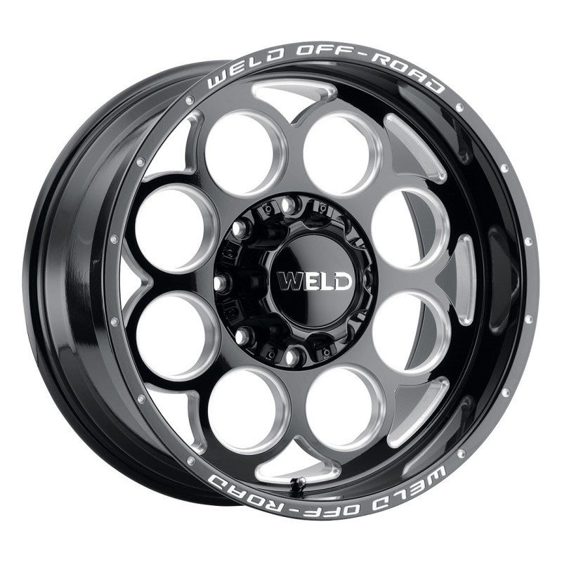 Weld Redondo Off-Road Wheel - 20x10 / 6x135 / 6x139.7 / +13mm Offset - Gloss Black Milled-DSG Performance-USA