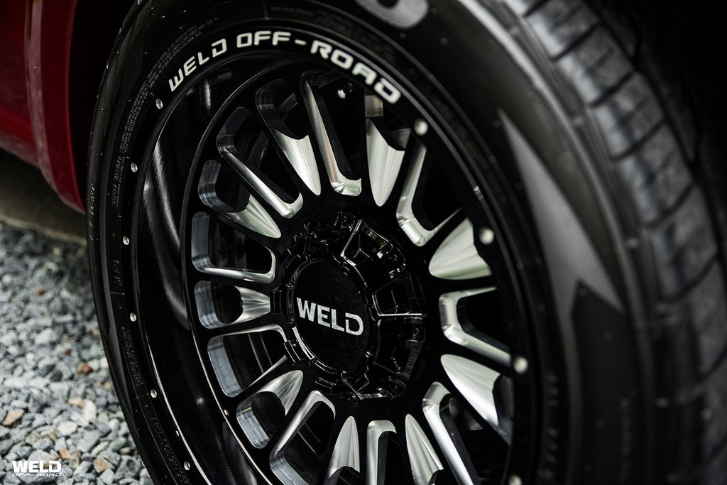 Weld Scorch Dually Off-Road Wheel - 20x8.25 / 8x200 / +108mm Offset - Gloss Black Milled-DSG Performance-USA