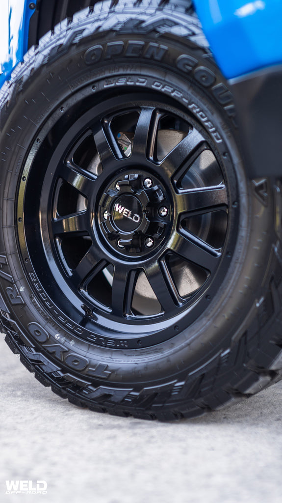 Weld Stealth Off-Road Wheel - 18x9 / 8x165.1 / -12mm Offset - Gloss Black Milled-DSG Performance-USA