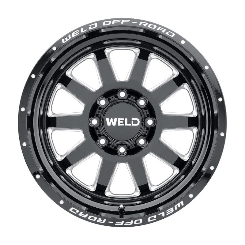 Weld Stealth Off-Road Wheel - 18x9 / 8x170 / -12mm Offset - Gloss Black Milled-DSG Performance-USA