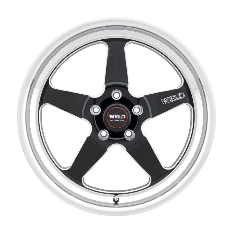 Weld Ventura Drag Street Performance Wheel - 17x10 / 5x115 / +30mm Offset - Gloss Black Milled DIA-DSG Performance-USA