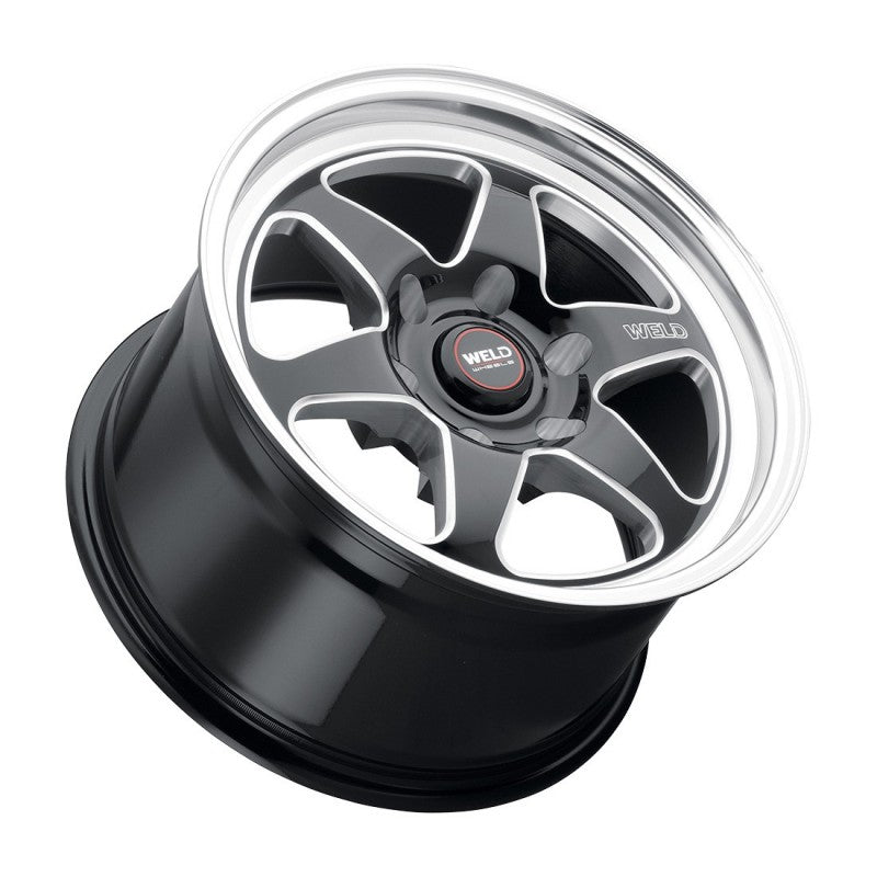 Weld Ventura Six Drag Street Performance Wheel - 20x11 / 6x127 / +36mm Offset - Gloss Black Milled DIA-DSG Performance-USA