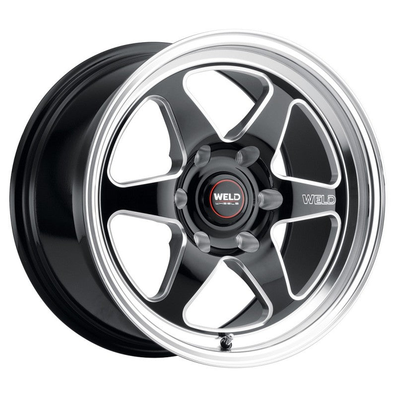 Weld Ventura Six Drag Street Performance Wheel - 20x11 / 6x127 / +36mm Offset - Gloss Black Milled DIA-DSG Performance-USA