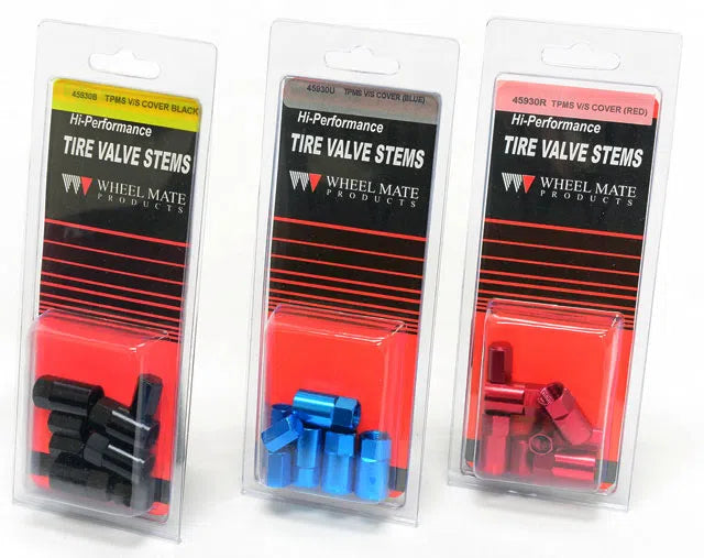 Wheel Mate TPMS Color Valve Stem Sleeve and Cap Kit-DSG Performance-USA