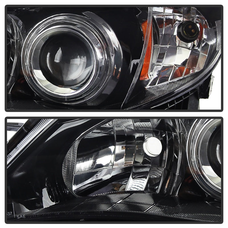 Xtune Subaru Impreza Wrx 08-14 Halogen Models Only Headlights Black HD-JH-SI08-AM-BK-DSG Performance-USA